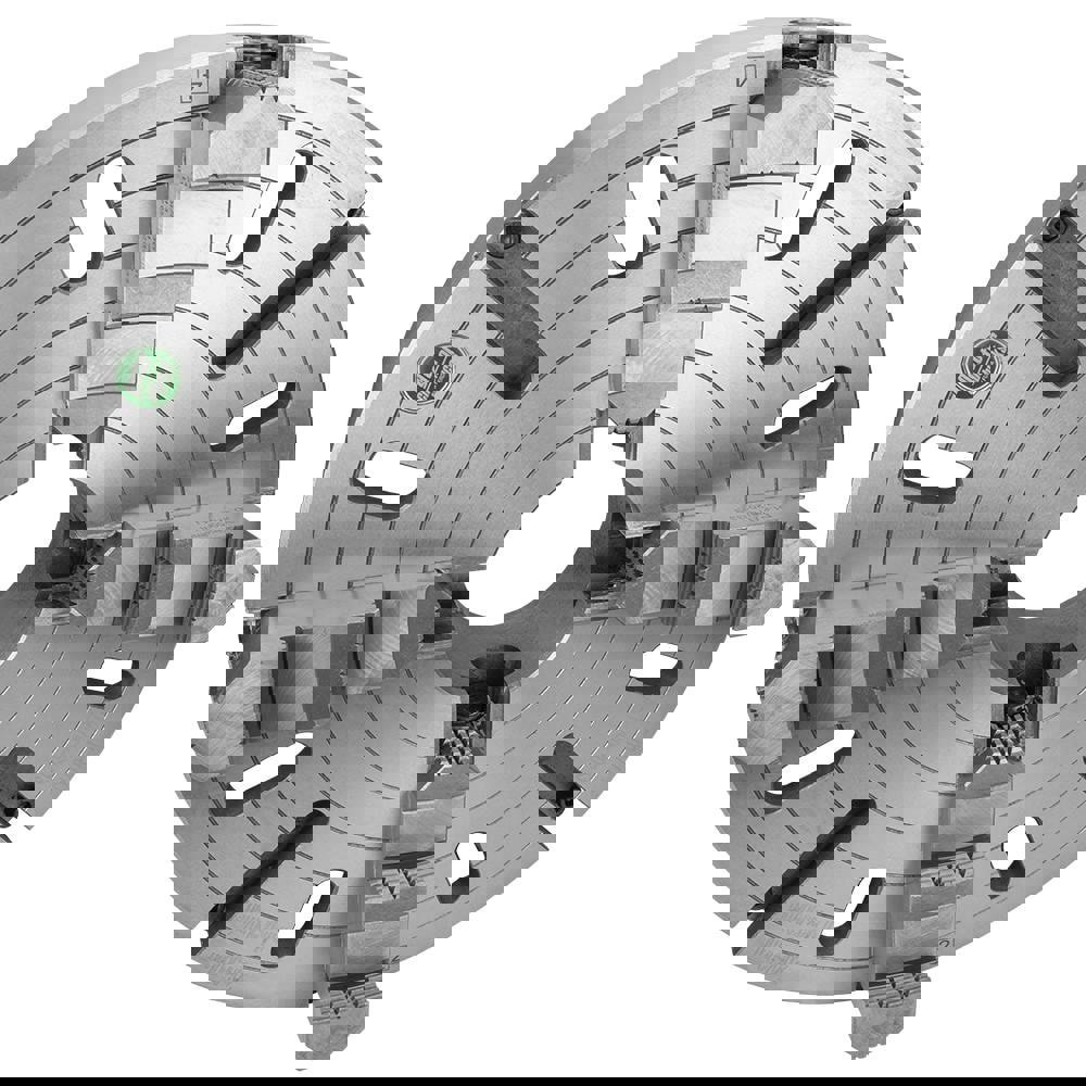 Manual Lathe Chuck: 4 Jaws, 20